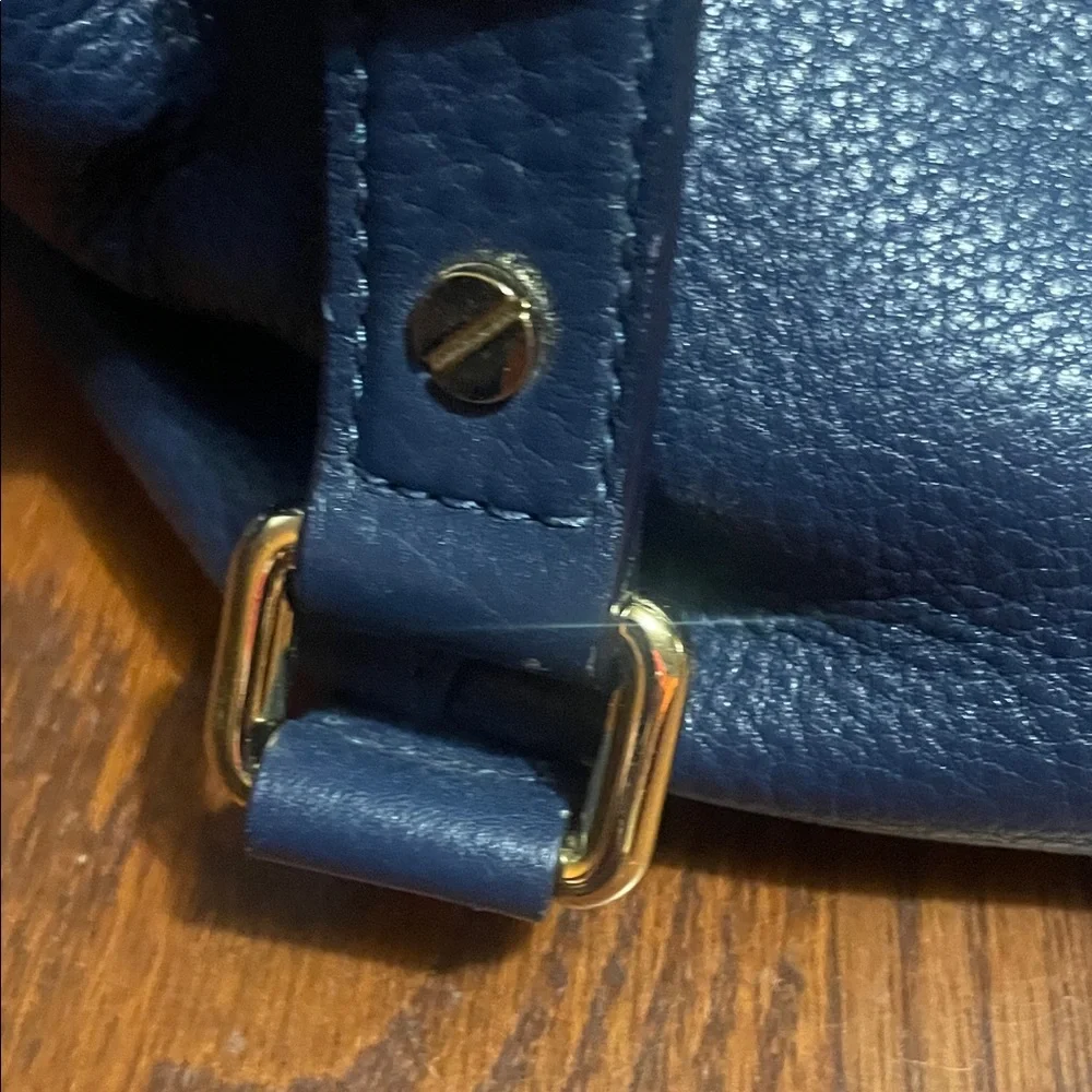 Michael Kors Bedford Satchel Dark Blue handbag - Picture 3 of 11